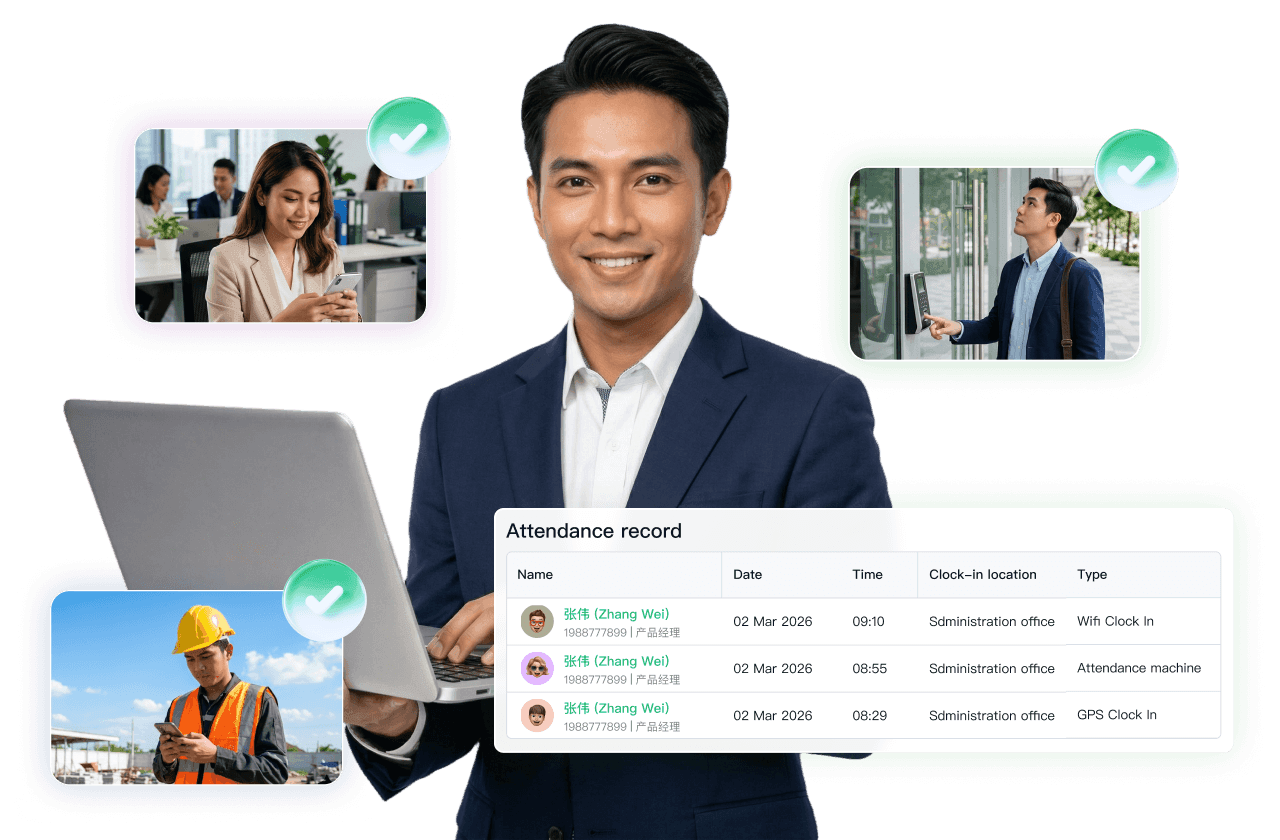 Time Clock System for Accurate and Secure Employee Attendance