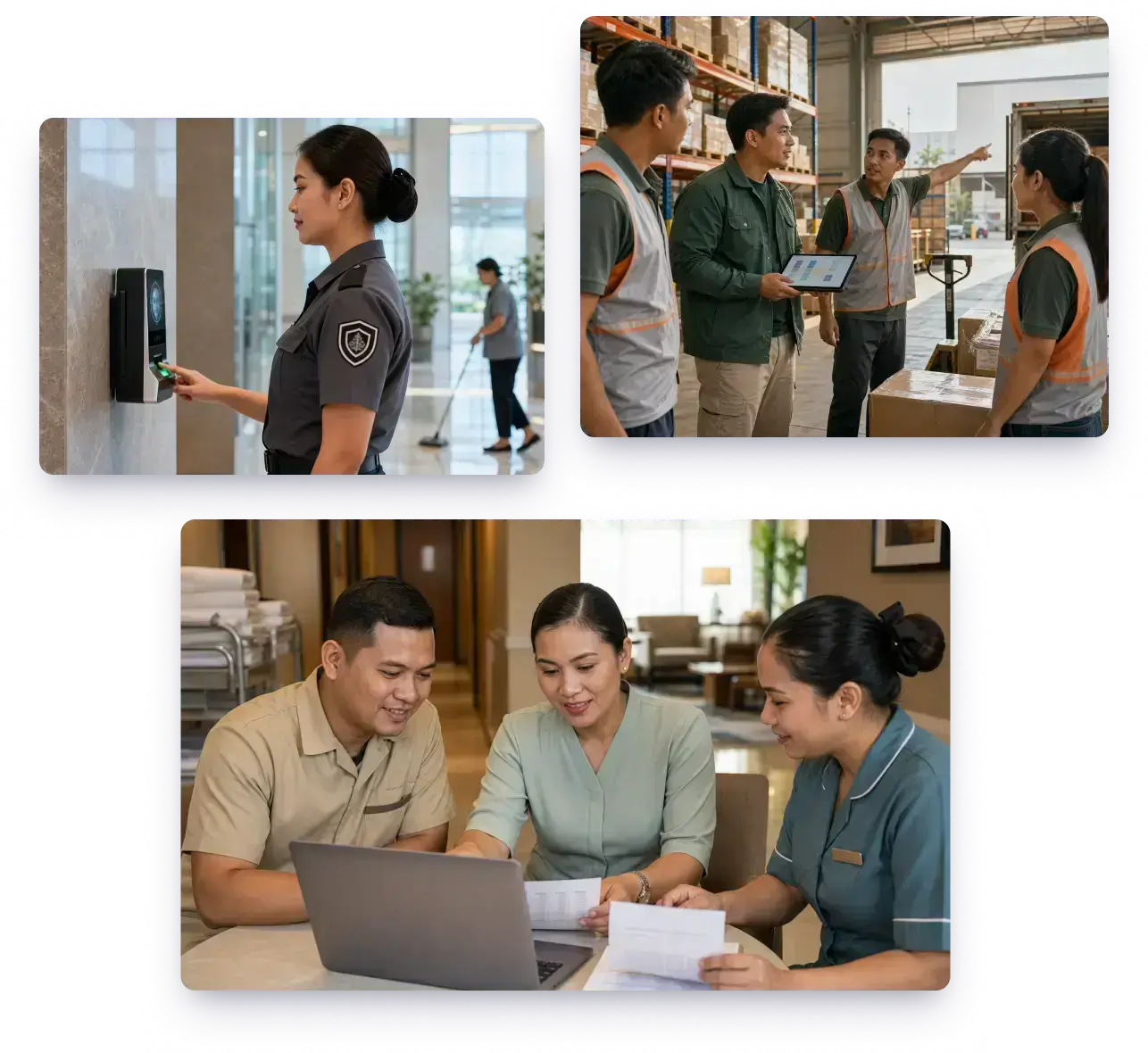 Jalankan HR untuk semua pekerja outsourcing Anda, lintas cabang dan entitas, dalam satu platform.